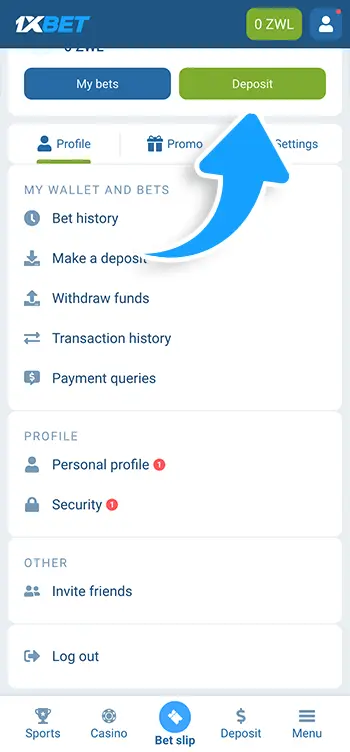 Step 3 - Make your first qualifying deposit