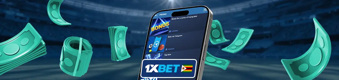 1xBet welcome bonus details for Zimbabwe players