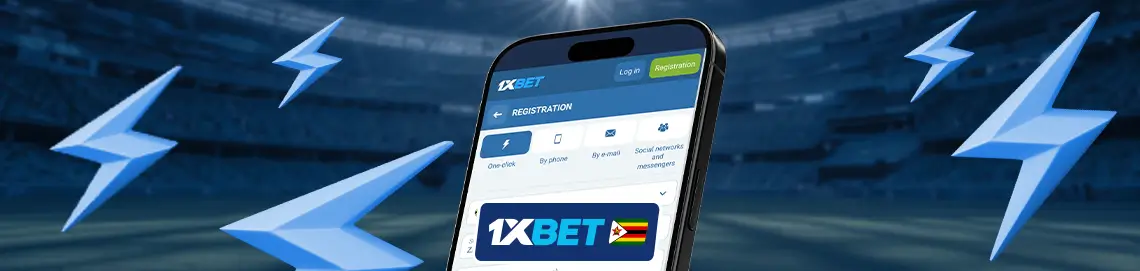 Ways to sign up for a 1xBet account in Zimbabwe